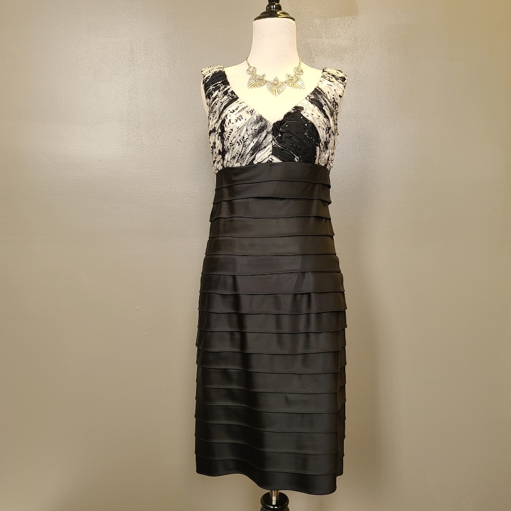 Black and white dress